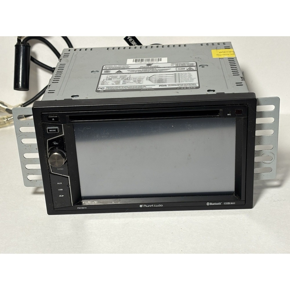 Planet Audio PNV9674 GPS Navigation Bluetooth Double DIN Touchscreen Receiver - Picture 3 of 16